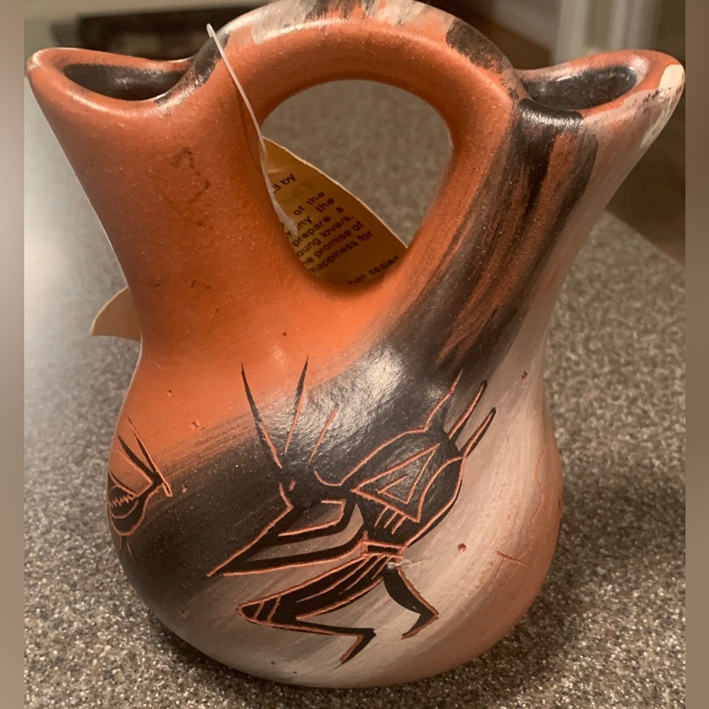 Native American Wedding Vase: Traditional Vase Of Many Tribes Cedar Mesa Product